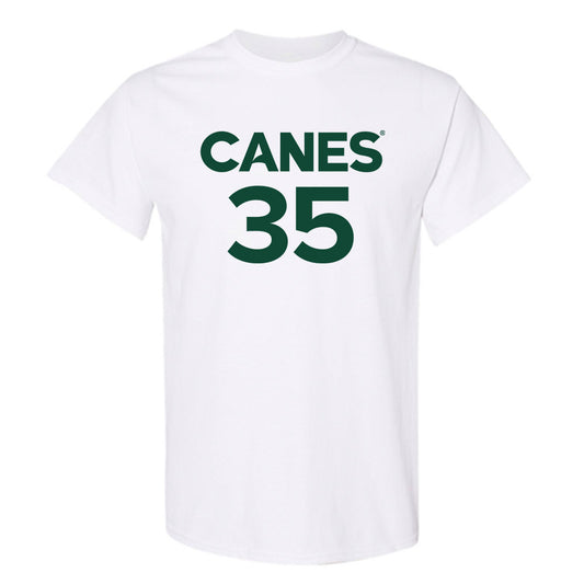 Miami - NCAA Men's Basketball : Dante Allen - Replica Shersey T-Shirt-0
