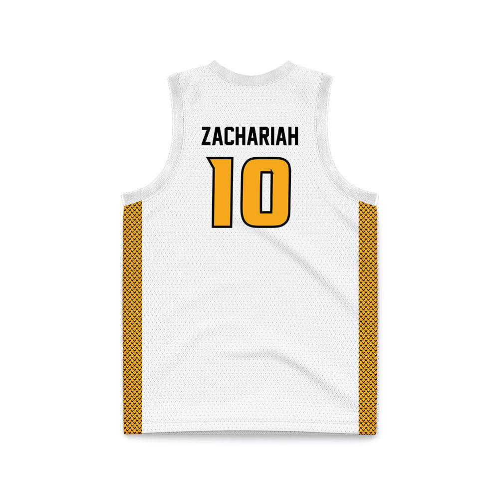 VCU - NCAA Women's Basketball : Ann Zachariah - White Basketball Jersey-1