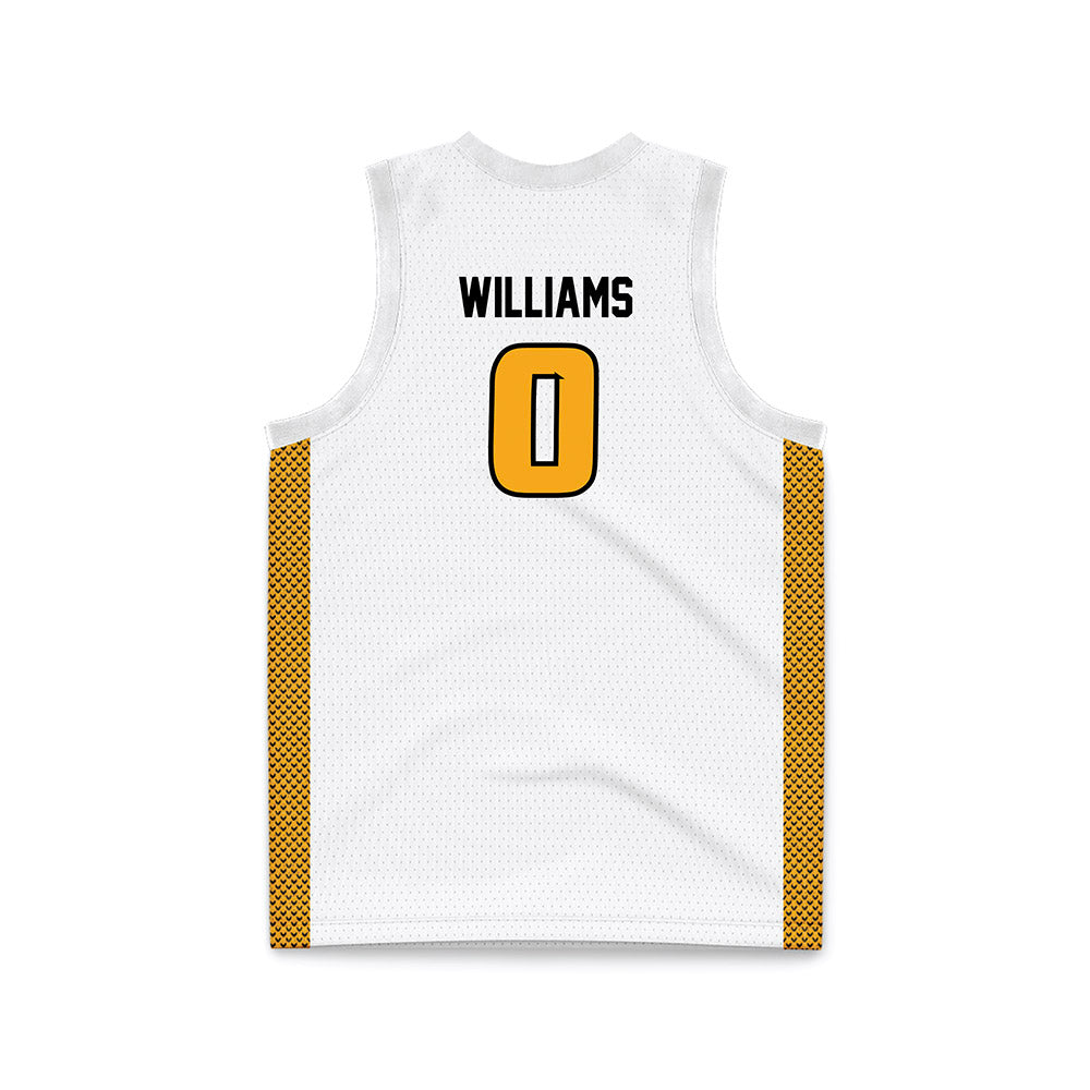 VCU - NCAA Women's Basketball : Tyrielle Williams - White Basketball Jersey-1
