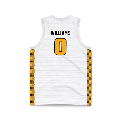 VCU - NCAA Women's Basketball : Tyrielle Williams - White Basketball Jersey-1