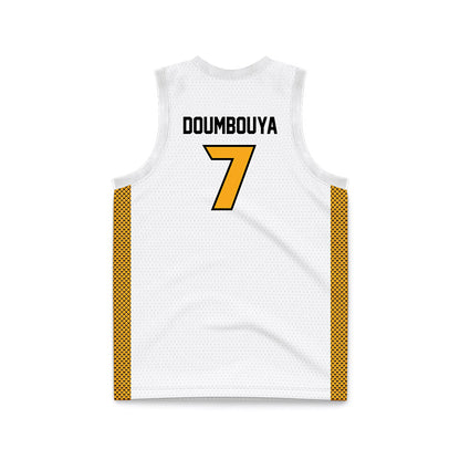 VCU - NCAA Women's Basketball : Hawa Doumbouya - White Basketball Jersey-1