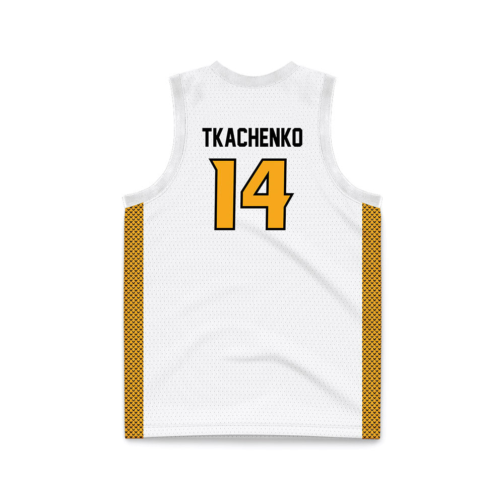 VCU - NCAA Women's Basketball : Tetiana Tkachenko - White Basketball Jersey-1