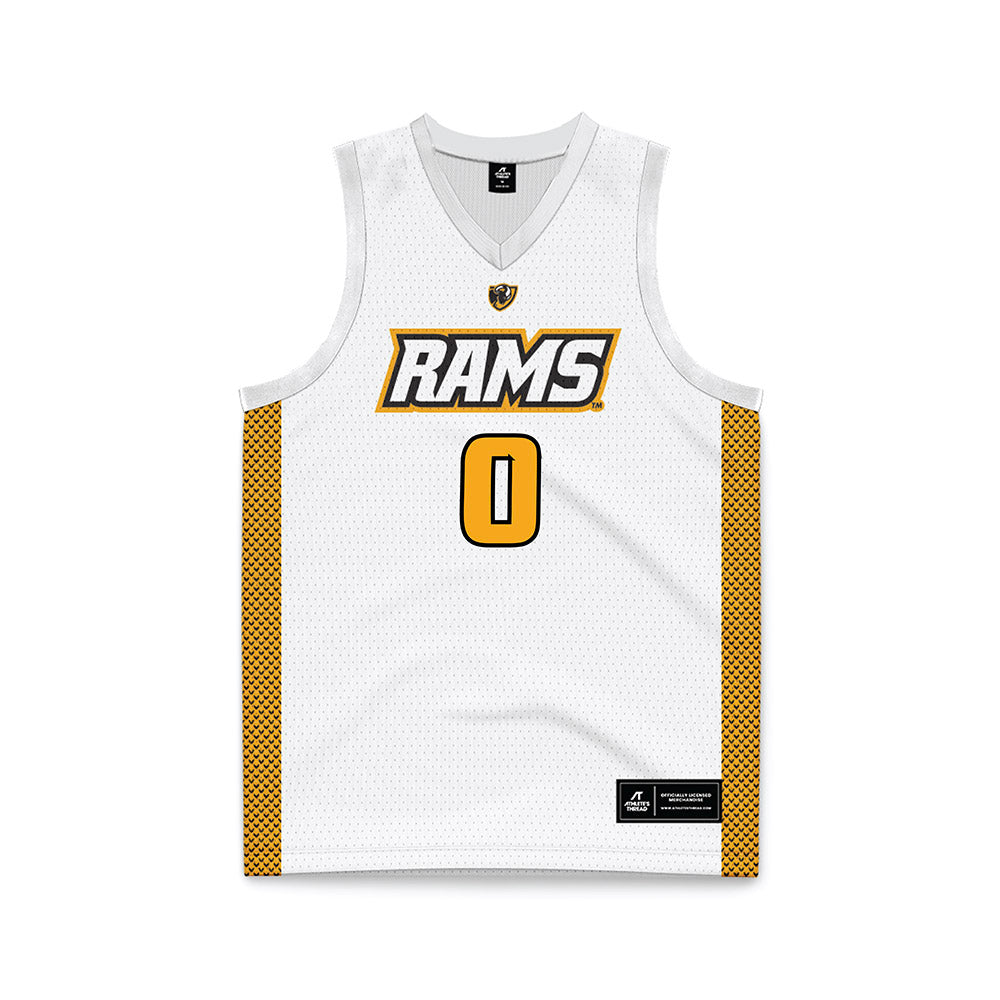 VCU - NCAA Women's Basketball : Tyrielle Williams - White Basketball Jersey-0