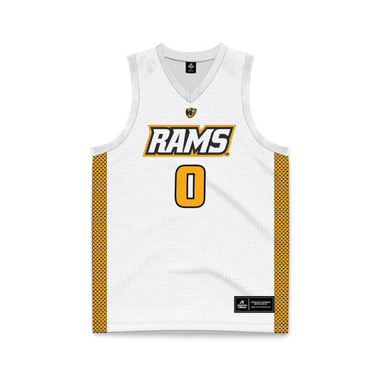 VCU - NCAA Women's Basketball : Tyrielle Williams - White Basketball Jersey-0