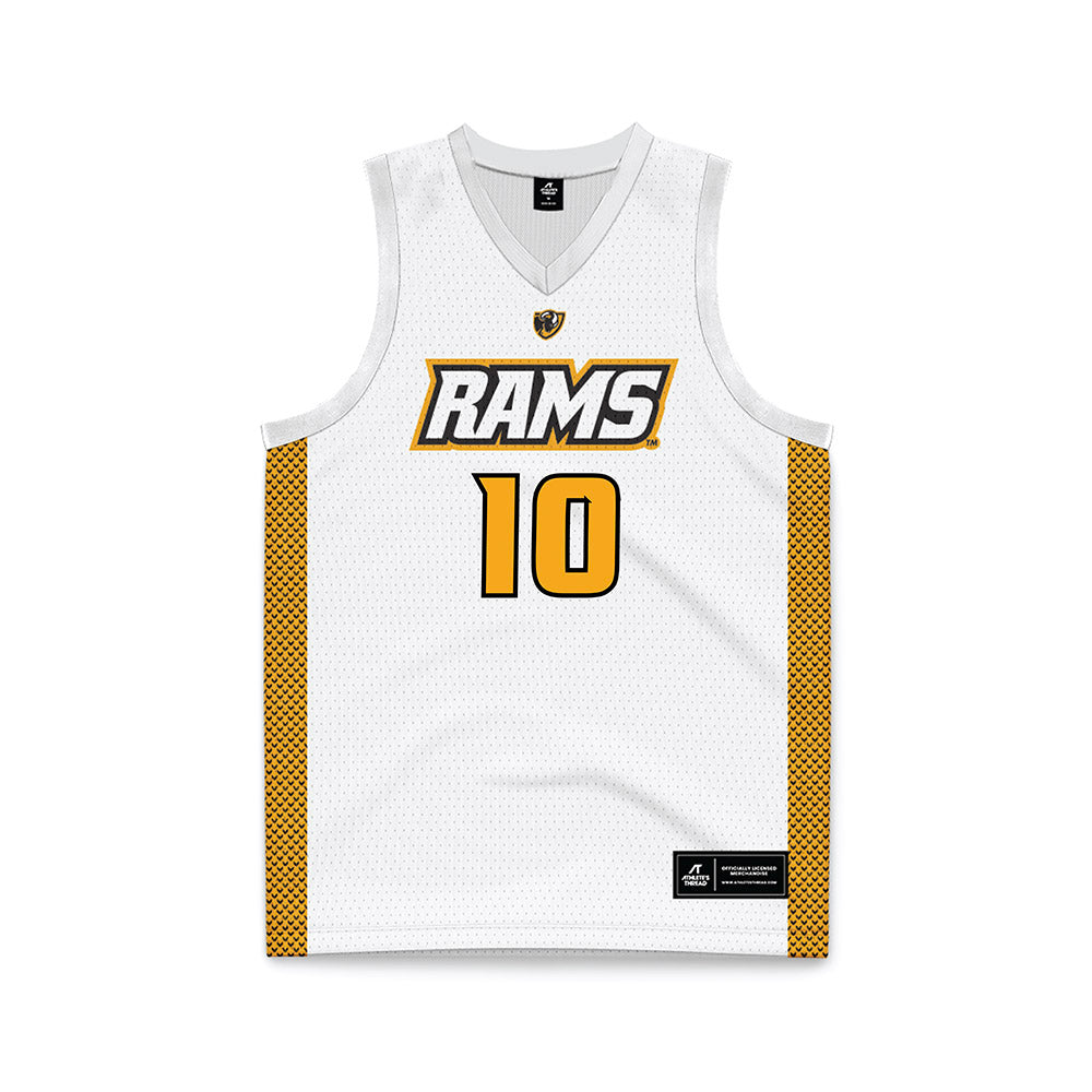 VCU - NCAA Women's Basketball : Ann Zachariah - White Basketball Jersey-0