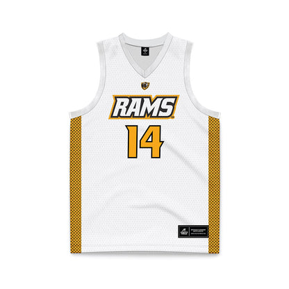VCU - NCAA Women's Basketball : Tetiana Tkachenko - White Basketball Jersey-0