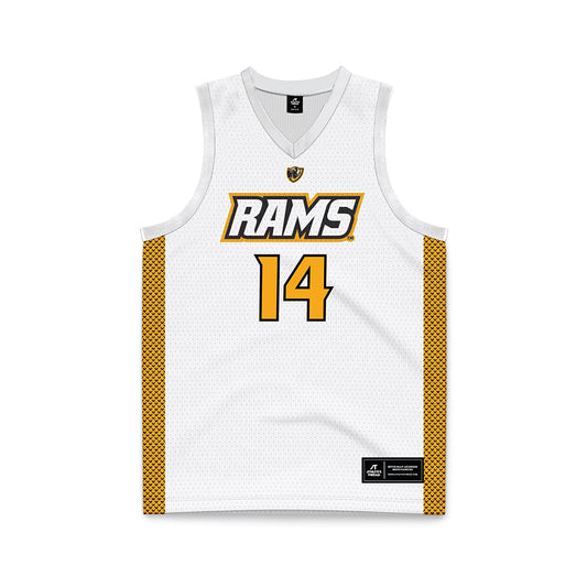 VCU - NCAA Women's Basketball : Tetiana Tkachenko - White Basketball Jersey-0