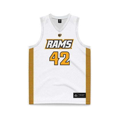 VCU - NCAA Women's Basketball : Lucy Ghaifan - White Basketball Jersey-0