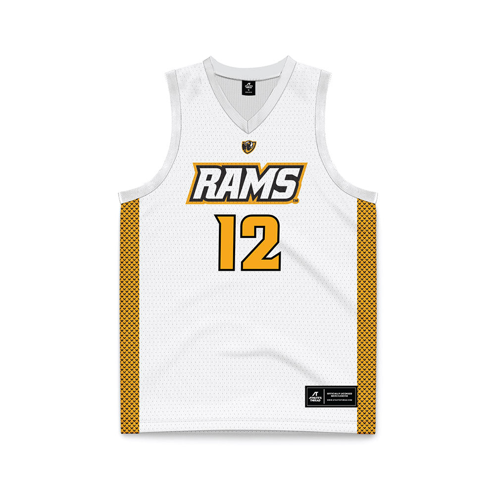 VCU - NCAA Women's Basketball : Patricia Augustin - White Basketball Jersey-0