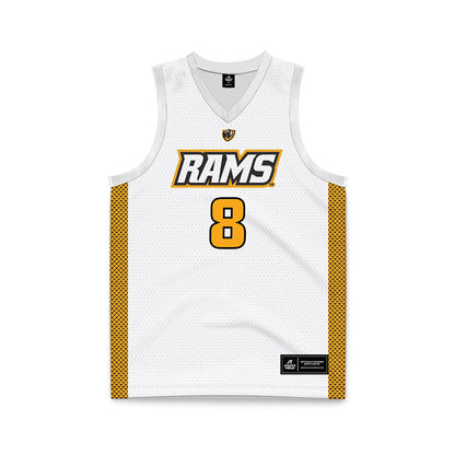 VCU - NCAA Women's Basketball : Daija Preston - White Basketball Jersey-0