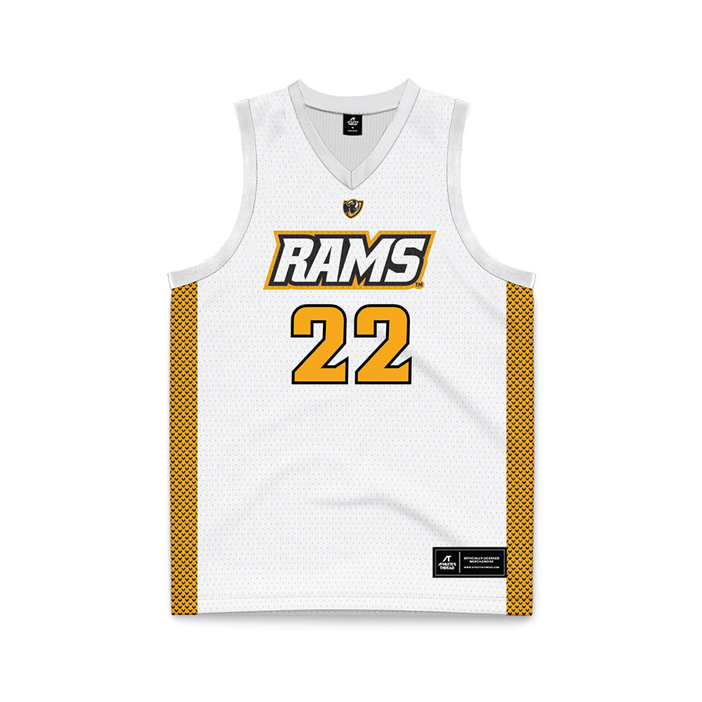 VCU - NCAA Women's Basketball : Laia Crespin Pastor - White Basketball Jersey-0