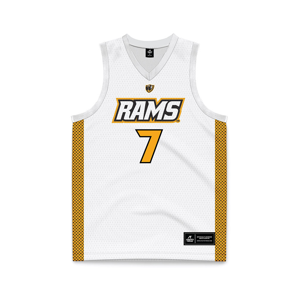 VCU - NCAA Women's Basketball : Hawa Doumbouya - White Basketball Jersey-0