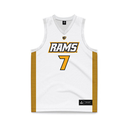 VCU - NCAA Women's Basketball : Hawa Doumbouya - White Basketball Jersey-0