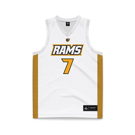 VCU - NCAA Women's Basketball : Hawa Doumbouya - White Basketball Jersey-0