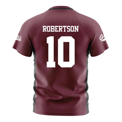 Montana - NCAA Women's Soccer : Lydia Robertson - Maroon Soccer Jersey-1