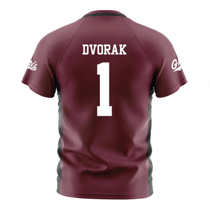 Montana - NCAA Women's Soccer : Ashlyn Dvorak - Maroon Soccer Jersey
