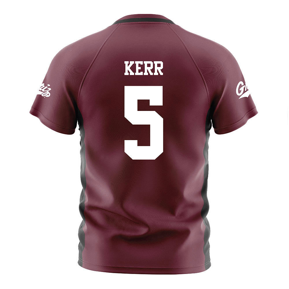 Montana - NCAA Women's Soccer : Caylee Kerr - Maroon Soccer Jersey-1
