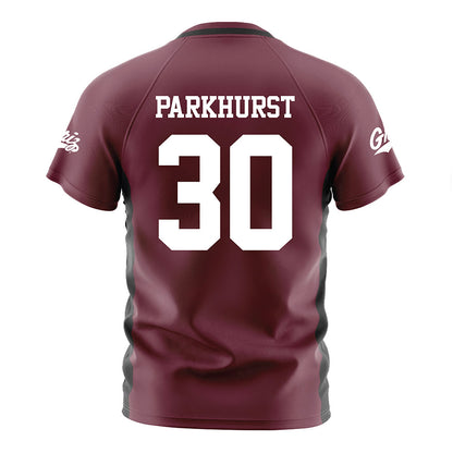 Montana - NCAA Women's Soccer : Mia Parkhurst - Maroon Soccer Jersey