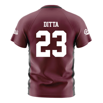 Montana - NCAA Women's Soccer : Maddie Ditta - Maroon Soccer Jersey-1