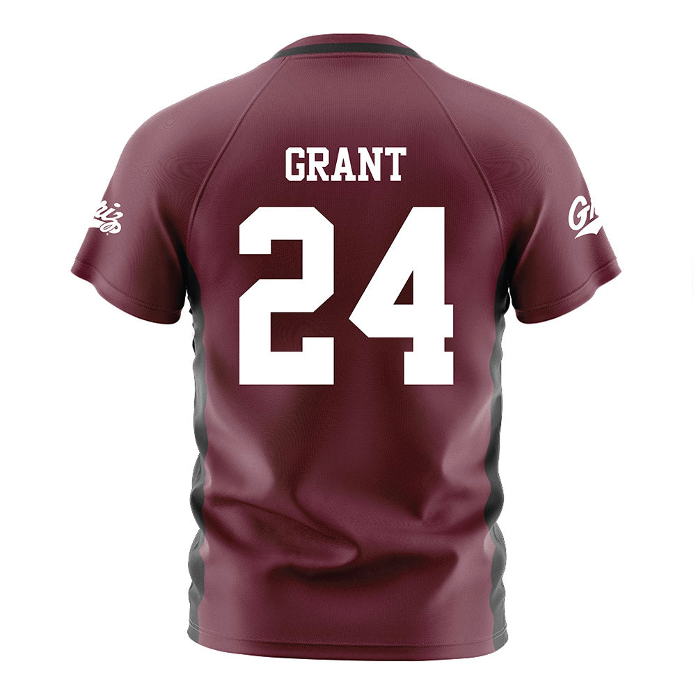 Montana - NCAA Women's Soccer : Kiera Grant - Maroon Soccer Jersey-1