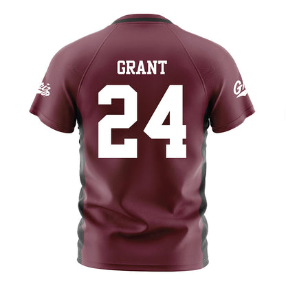 Montana - NCAA Women's Soccer : Kiera Grant - Maroon Soccer Jersey-1