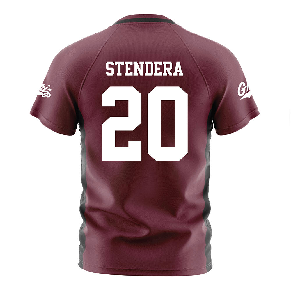 Montana - NCAA Women's Soccer : Addison Stendera - Maroon Soccer Jersey-1