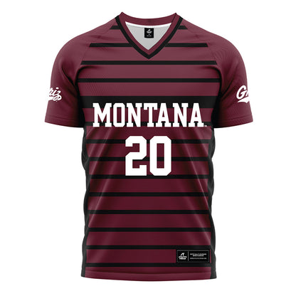 Montana - NCAA Women's Soccer : Addison Stendera - Maroon Soccer Jersey-0