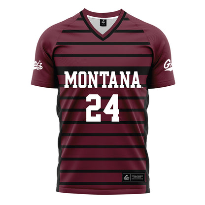 Montana - NCAA Women's Soccer : Kiera Grant - Maroon Soccer Jersey-0