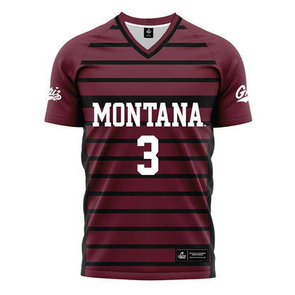 Montana - NCAA Women's Soccer : Abby Smith - Maroon Soccer Jersey-0