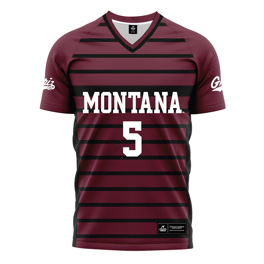 Montana - NCAA Women's Soccer : Caylee Kerr - Maroon Soccer Jersey-0