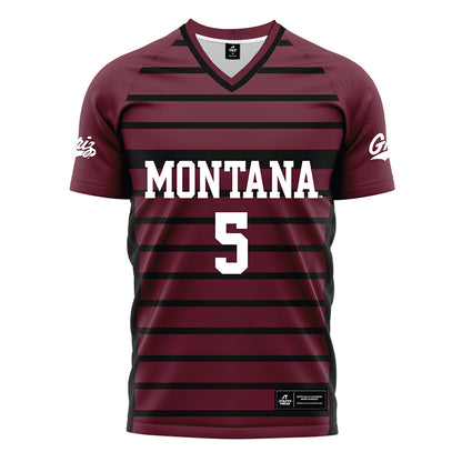 Montana - NCAA Women's Soccer : Caylee Kerr - Maroon Soccer Jersey-0