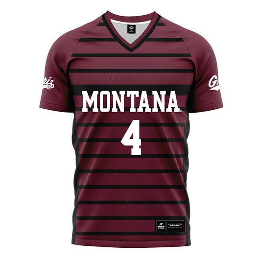Montana - NCAA Women's Soccer : Allison Henrikson - Maroon Soccer Jersey-0