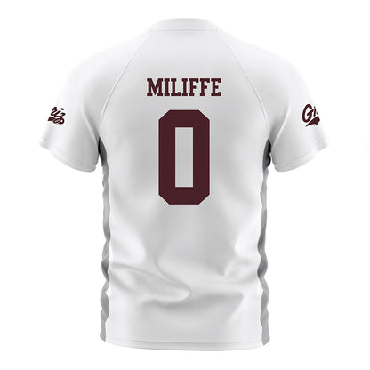 Montana - NCAA Women's Soccer : Jillian Miliffe - White Soccer Jersey-1