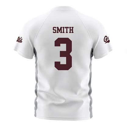 Montana - NCAA Women's Soccer : Abby Smith - White Soccer Jersey-1