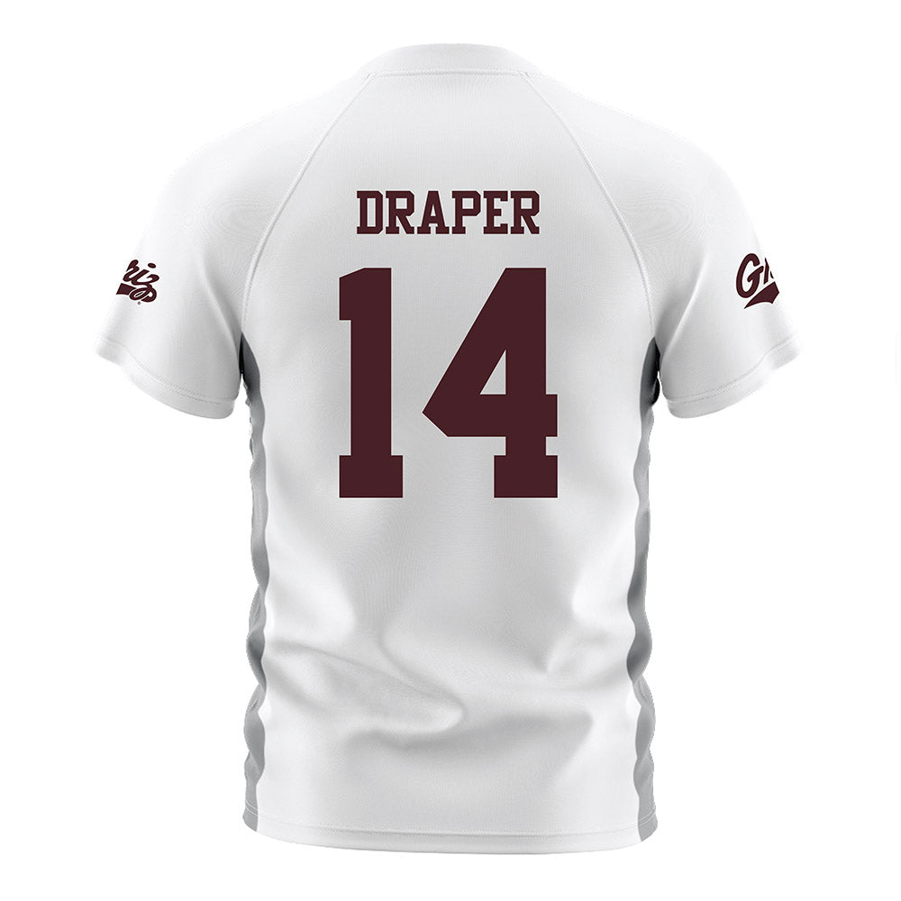 Montana - NCAA Women's Soccer : Mia Draper - White Soccer Jersey-1