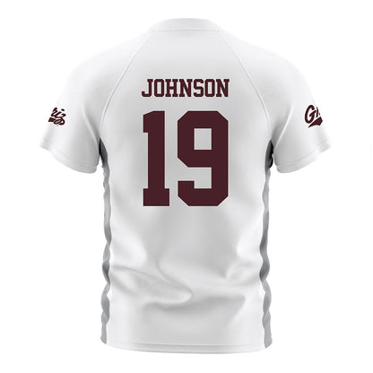 Montana - NCAA Women's Soccer : Kendel Johnson - White Soccer Jersey-1