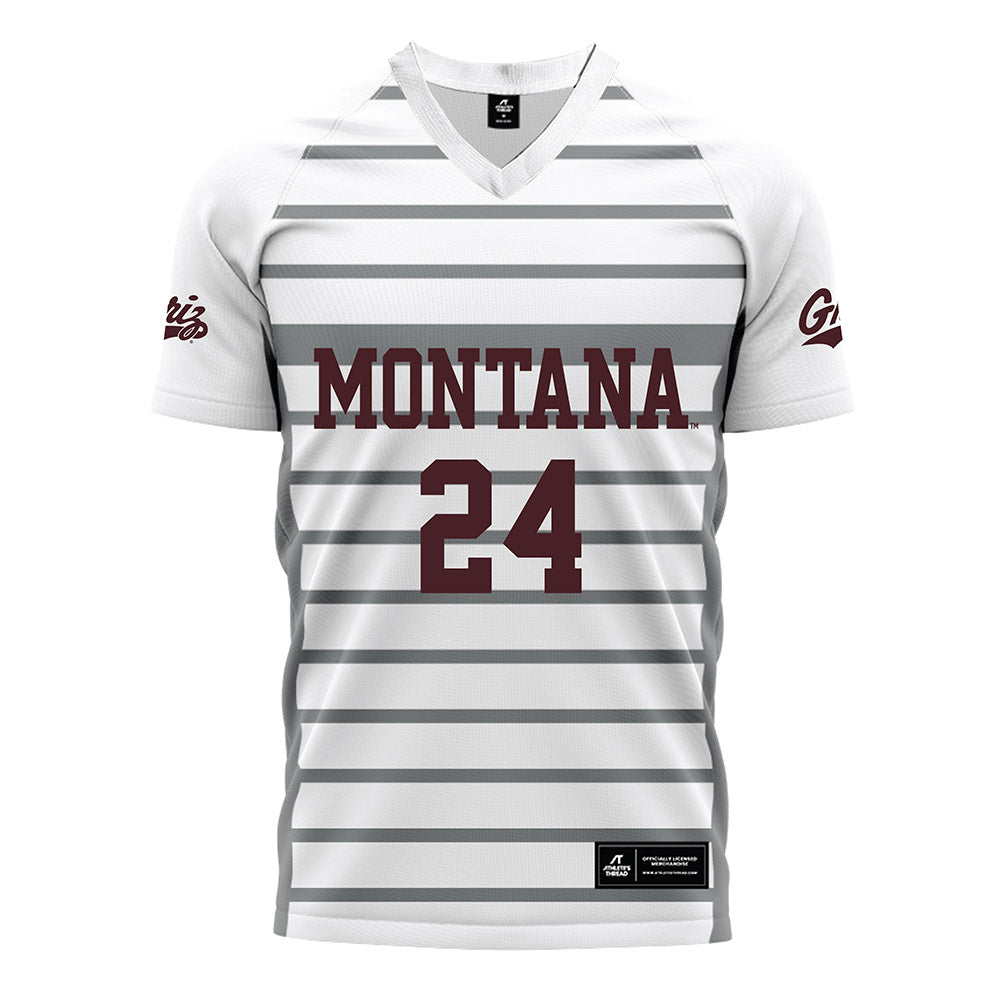 Montana - NCAA Women's Soccer : Kiera Grant - White Soccer Jersey-0