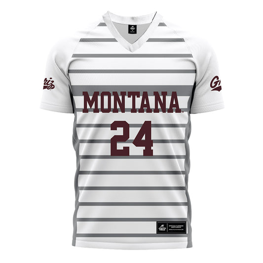 Montana - NCAA Women's Soccer : Kiera Grant - White Soccer Jersey-0