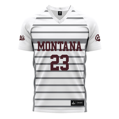 Montana - NCAA Women's Soccer : Maddie Ditta - White Soccer Jersey-0