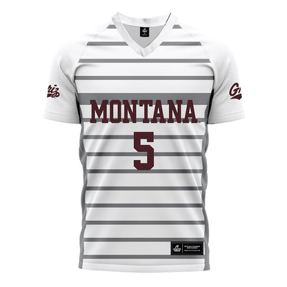 Montana - NCAA Women's Soccer : Caylee Kerr - White Soccer Jersey-0