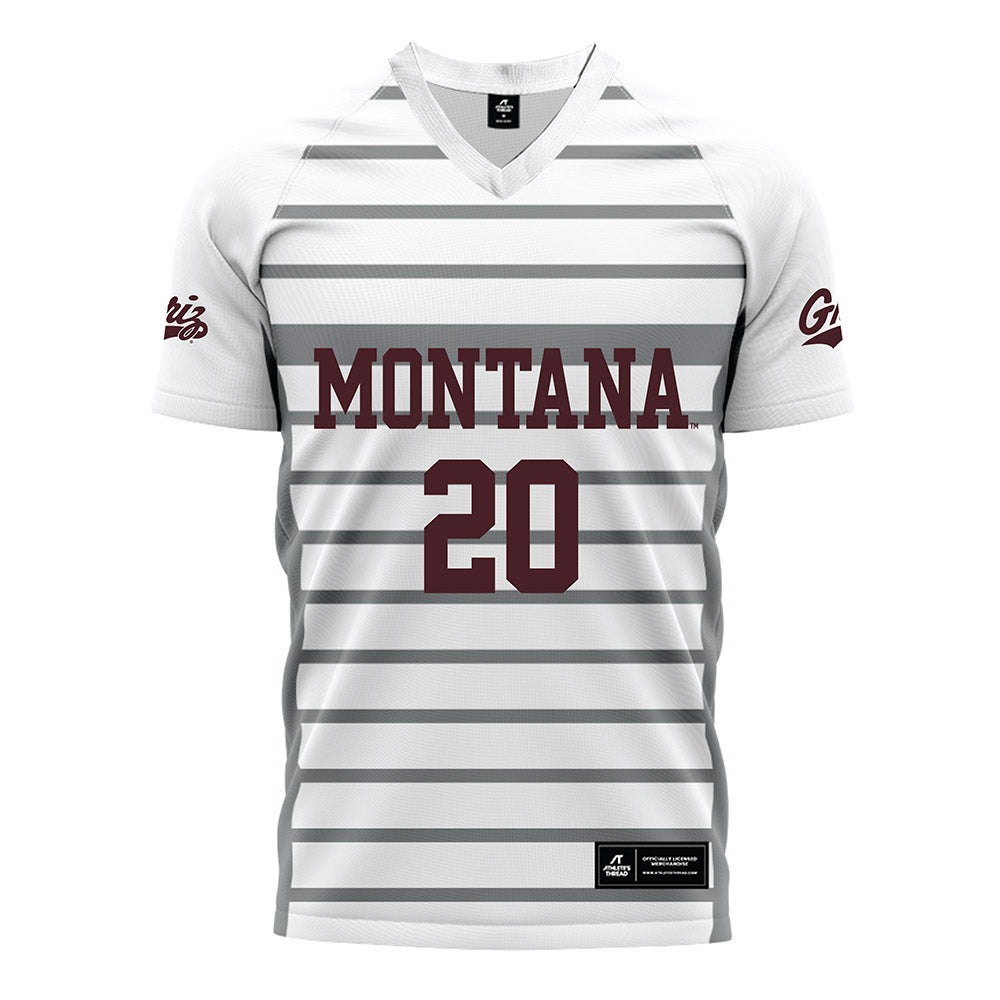 Montana - NCAA Women's Soccer : Addison Stendera - White Soccer Jersey-0