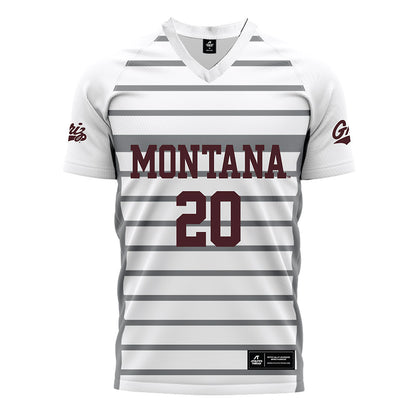 Montana - NCAA Women's Soccer : Addison Stendera - White Soccer Jersey-0