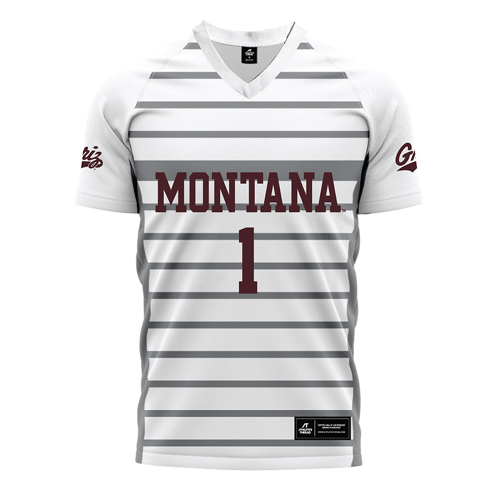 Montana - NCAA Women's Soccer : Ashlyn Dvorak - White Soccer Jersey