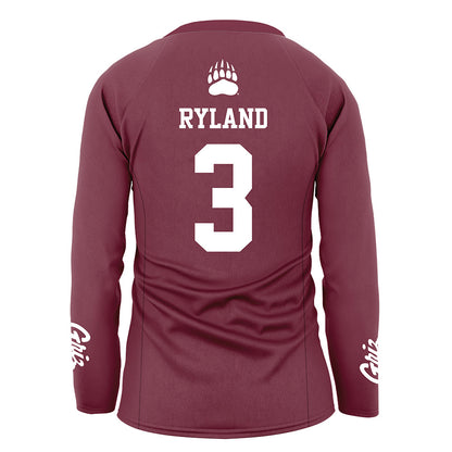 Montana - NCAA Women's Volleyball : Grace Ryland - Maroon Volleyball Jersey-1