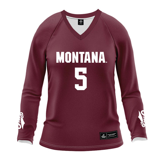 Montana - NCAA Women's Volleyball : Alex Stone - Maroon Volleyball Jersey
