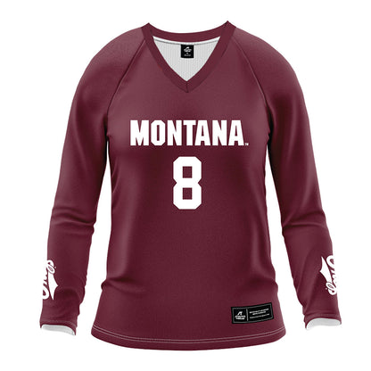 Montana - NCAA Women's Volleyball : Maddie Pyles - Maroon Volleyball Jersey