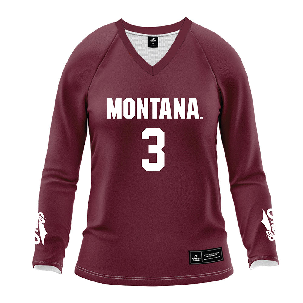 Montana - NCAA Women's Volleyball : Grace Ryland - Maroon Volleyball Jersey-0