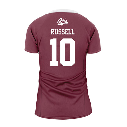 Montana - NCAA Women's Volleyball : Delaney Russell - Maroon Volleyball Jersey