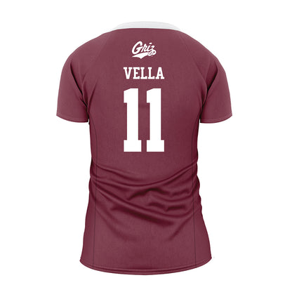 Montana - NCAA Women's Volleyball : Sophia Vella - Maroon Volleyball Jersey-1