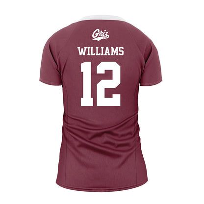 Montana - NCAA Women's Volleyball : Emma Williams - Maroon Volleyball Jersey